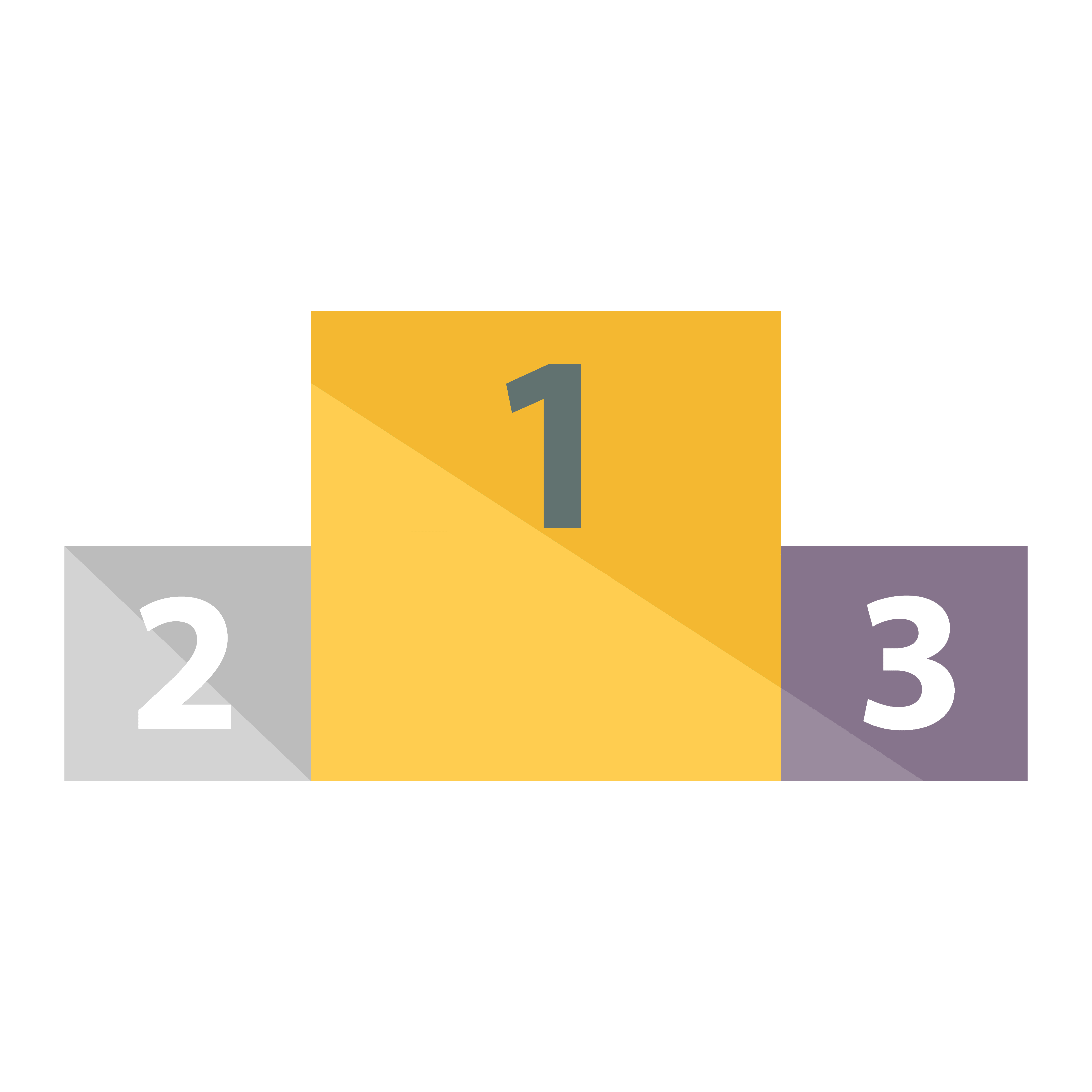 Top anime rankings podium